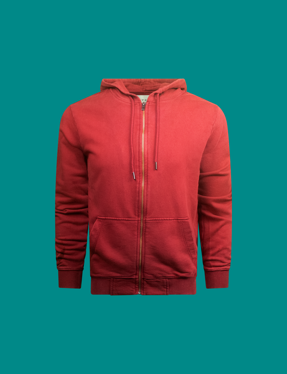 Layer Garment Dye Full Zip Hood